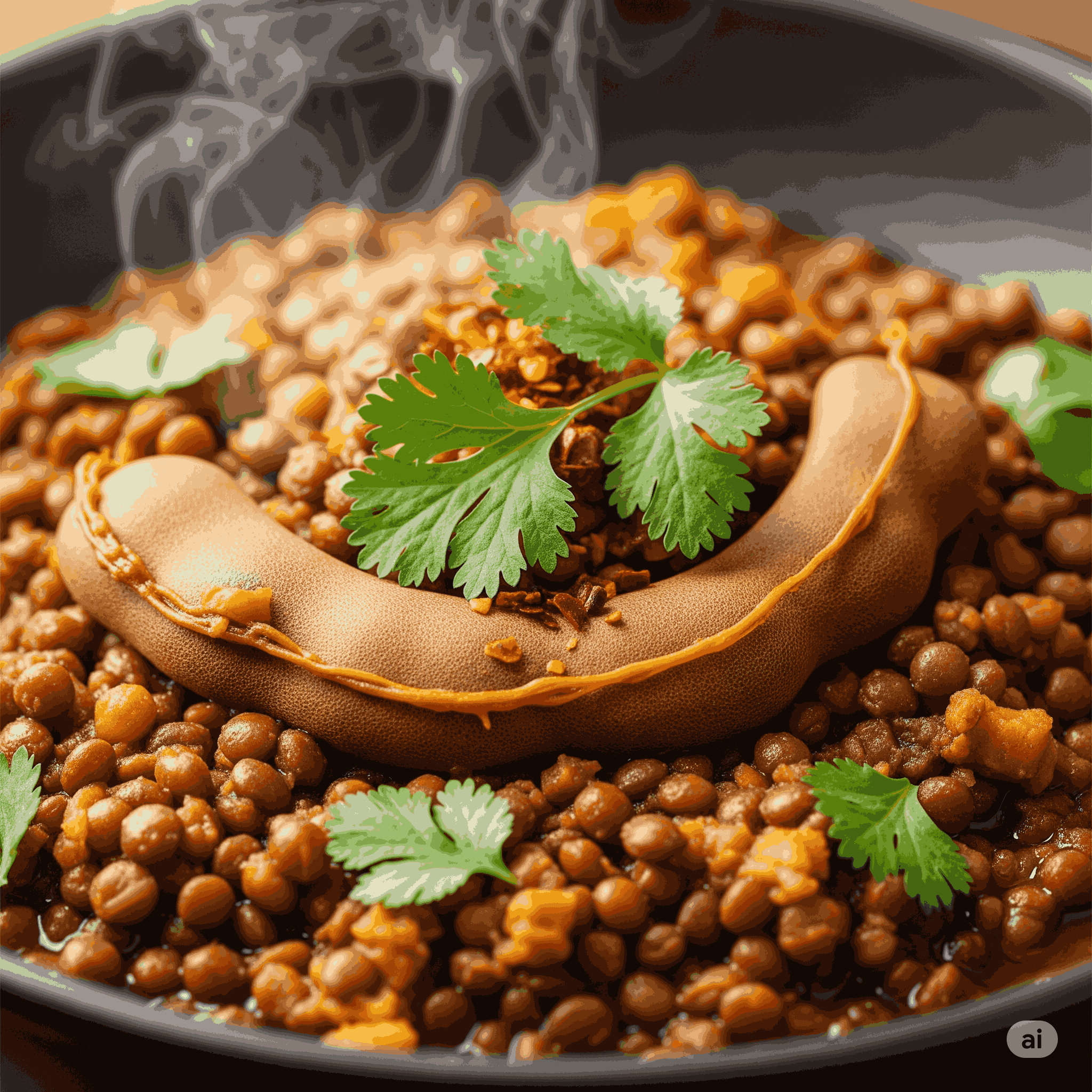 Spiced Lentil and Tamarind Stew